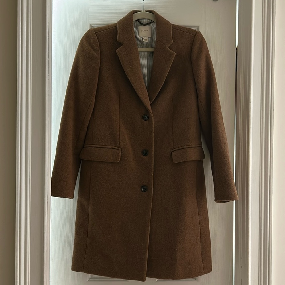J. Crew topcoat dress coat